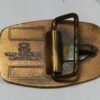 Vintage1981 SHRINERS SOLID BRONZE BUCKLE RED STAR HARRY KLITZNER