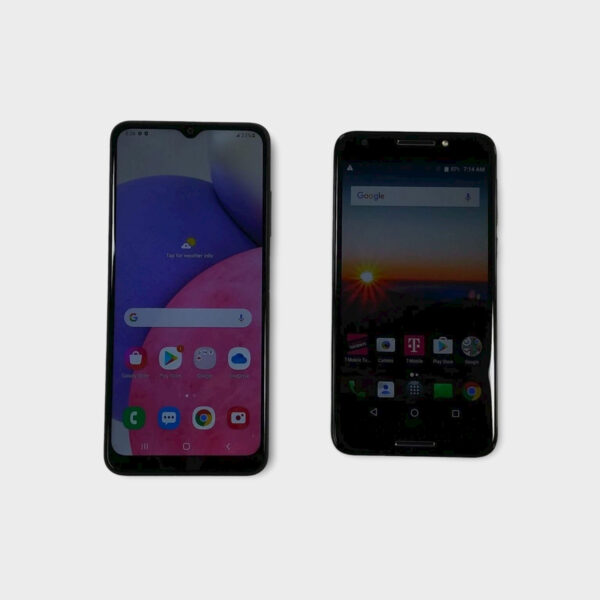 Lot of 2 Samsung and REVVL Phones For Parts or Repair