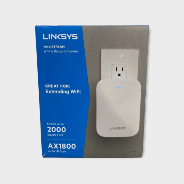 LINKSYS RE7350 Max Stream Wi Fi Range Extender AX1800 SPG049294