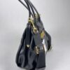 Moschino Couture Pillow Leather Shoulder Bag Black Luxury Handbag SPG050010