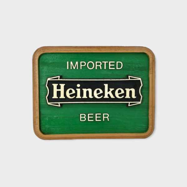 Vintage Heineken Imported Beer Sign 1984 SPG039503