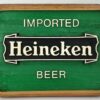 Vintage Heineken Imported Beer Sign 1984 SPG039503