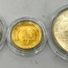 1986 US Liberty 3 Coin Proof Set $5 Gold Silver $1 Half Dollar SPG040306