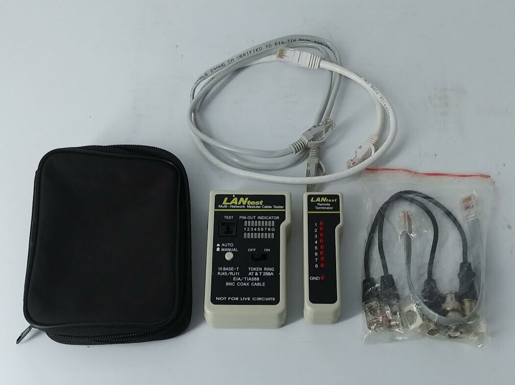 Hobbes Innovation LANTEST Kit Modular Cable Tester RJ45