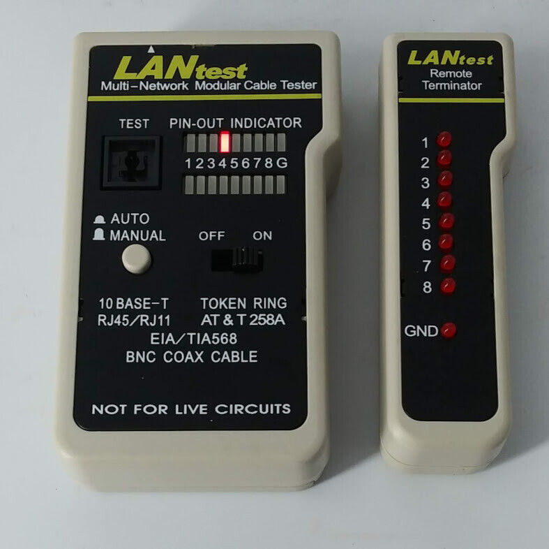 Hobbes Innovation LANTEST Kit Modular Cable Tester RJ45