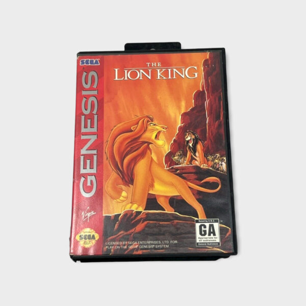 The Lion King Sega Genesis (1993) CIB w/ Manual Excellent Condition! (SPG048624)