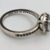 Pandora Round Sparkle Ring Sterling Silver Cubic Zirconia Size 6 SPG035021