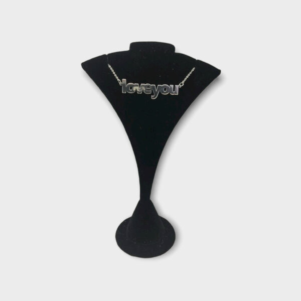 Silver "love you" Pendant Necklace 925 Silver 1.6dwt (SPG019556)