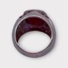 Ladys Silver Ring with Ruby Red Stone 53dwt Size7 SPG052359