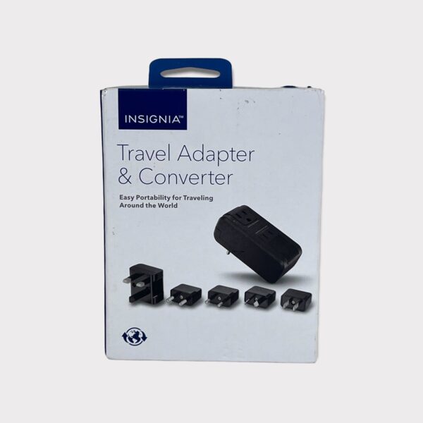 Insignia Travel Adapter and Converter Black NS MTCA