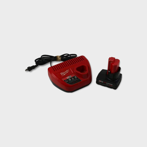 Milwaukee M12 12 Volt 4.0 Ah Battery #48-11-2440 & M12 Charger #48-59-2401
