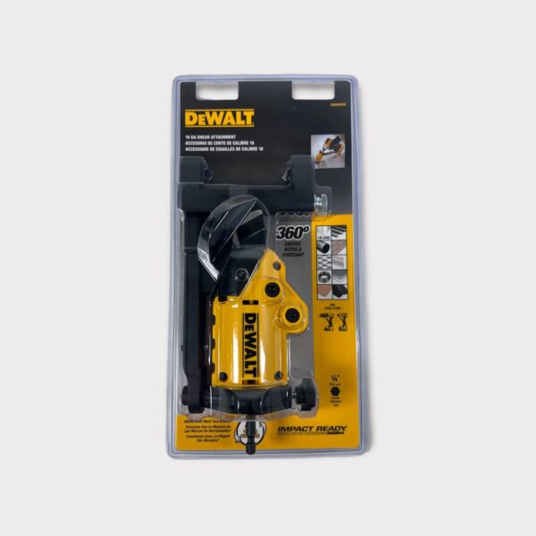 DeWALT DWASHRIR 18 Gauge 14 Inch Hex Shank Metal Shear Drill Attachment