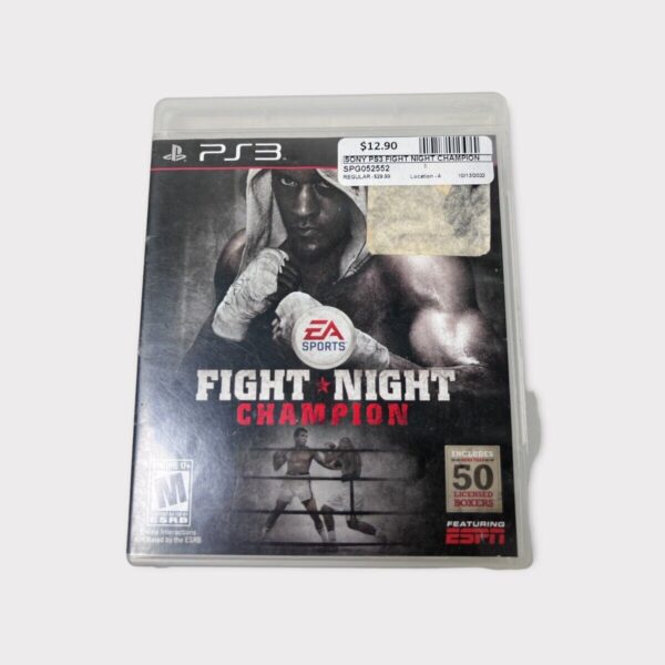 Fight Night Champion Sony PlayStation 3 PS3 SPG052552