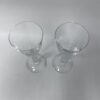 Lot of 2 BACCARAT Lyra Wine Glasses - PERFECT CONDITION 2-7/8” Rim