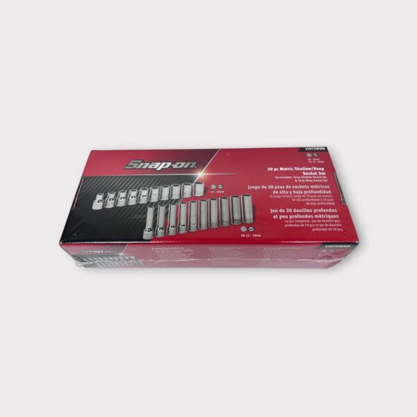 Snap-On Tools USA 320TSWM 20pc 1/2” Drive Socket Set - Shallow & Deep - 6 Point