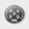 Chicago Bulls 1997 Five-Time NBA Champions 999 Silver 1 oz Art Medal Round