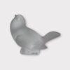 Lalique Sparrow Large Frosted Head Up Ready To Sing
