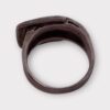 Lady's Silver Rhinestone Buckle Ring Size 8.5 (SPG052361)