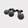 Lot of 3 Samson Q8x Professional Dynamic Microphones w/ Mounts