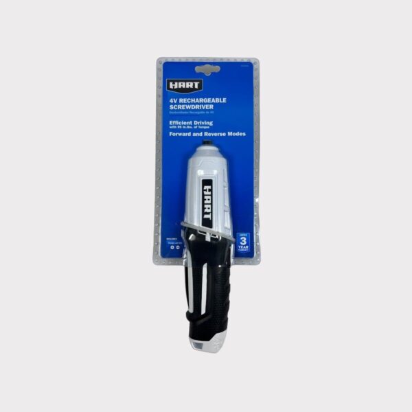 Hart HFSD01 4V Lithium Ion Rechargeable Battery Powered Screwdriver (SPG053729)