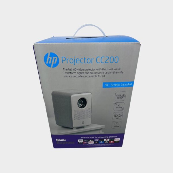 HP CC200 FHD 1080p LCD LED Home Video Projector