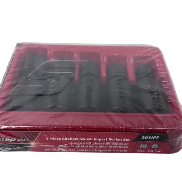 Snap On 205IPF SAE 3/8 Impact Swivel Socket Set