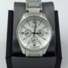 FOSSIL #BQ1070 DAY/DATE ALL STAINLESS STEEL WATCH. (SPG030202)