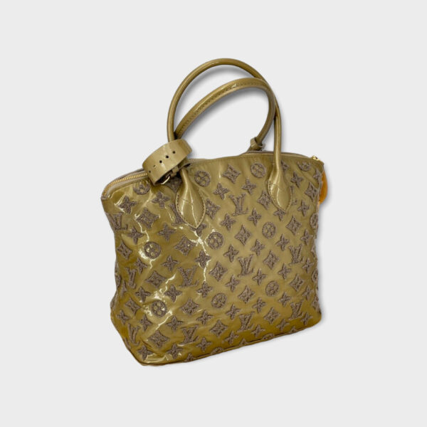 Louis Vuitton Lockit Limited Edition Gris Fascination Luxury Handbag (SPG048176)