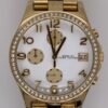 Women's Marc Jacobs Yellow Gold Tone Crystal Watch MBM3073 (SPG043711)
