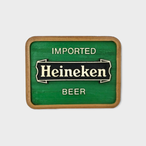 Vintage Heineken Imported Beer Sign 1984 (SPG039503)