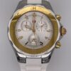 Michele Tahitian Jelly Bean White Gold & Silver Two Tone Watch MWW12 (SPG043970)