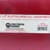 Precision Brand 42930 5in X 5in Stainless Slotted Shim Set (some Missing)