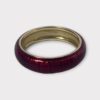 Hidalgo Red Enamel Gold Ring 18K Yellow Gold 3.5dwt Size:6 (SPG057296)
