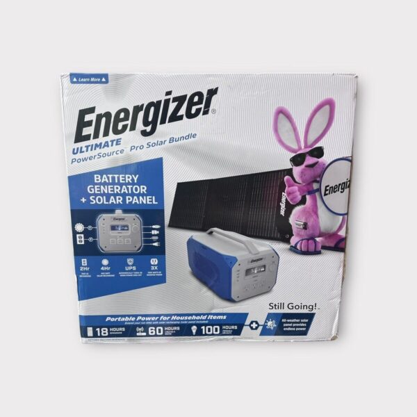 Energizer Ultimate PowerSource Pro Battery Generator & Solar Bundle (SPG057377)