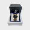 Movado Masino Black Dial Quartz 40mm Gold-Tone Men's Wristwatch (SPG058371)
