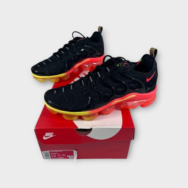 Size 12 - Nike Air VaporMax Plus Black/Bright Crimson “Fresh”