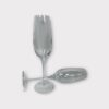 Tiffany & Co. Champagne Long Stem Flutes in Crystal Glass Set of Two (SPG058002)