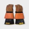 Salisbury 16 in. length Leather Protectors Lineman Gloves Size 9 1/2-10