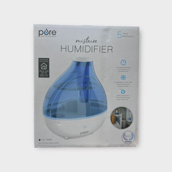 Pure Enrichment Mistaire Ultrasonic Cool Mist Humidifier - Blue New (SPG058993)
