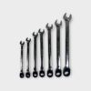 Snap-On 7pc 12 PT Flank Drive Plus Reversable Combo Wrench Set SOXRR707