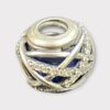 Pandora 925 Sterling Silver Galaxy Royal Blue & CZ Bead Charm (SPG059770)