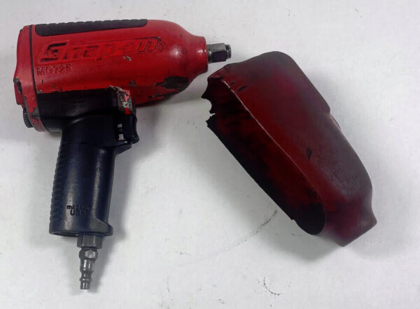 Snap-On Tools MG725 1/2" Drive Air Impact Wrench w Rubber Cover- RED