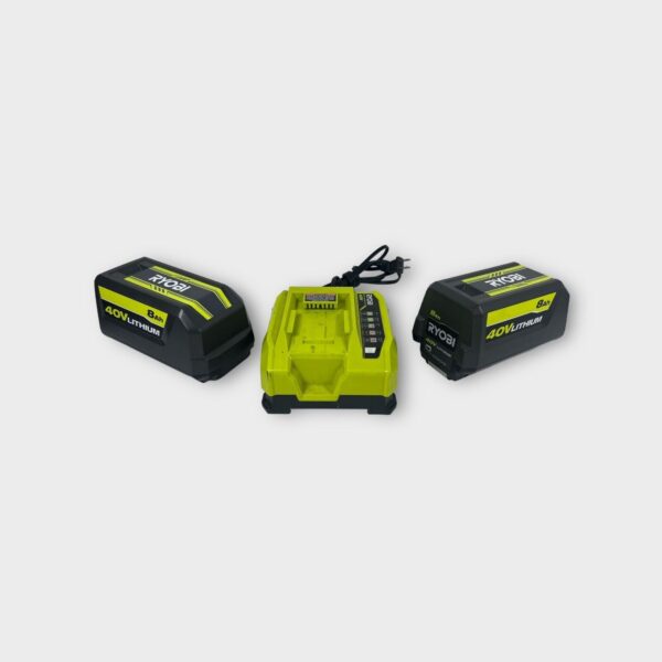 Lot Of 2 Ryobi OP40602 6Ah Lithium-Ion Battery w/ Charger OP406VNM