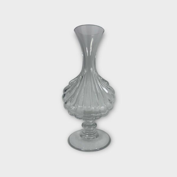 BACCARAT Super PRIMEVERE SHELL CRYSTAL FOOTED VASE France 8-1/4" (SPG060861)