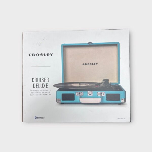 New Crosley BLUETOOTH Cruiser Deluxe 3-Speed Turntable (SPG060767)