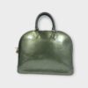 LOUIS VUITTON ALMA VERT TONIC GM GREEN MONOGRAM VERNICE SATCHEL (SPG049506)