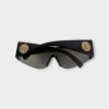 VERSACE TRIBUTE 2197 1000/5A GOLD-BLACK W/ MIRROR LENS SUNGLASSES (SPG060745)