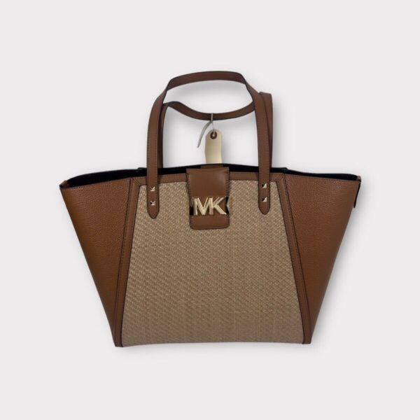 MICHAEL KORS KORS KARLIE LARGE TOTE BAG PURSE (SPG055664)