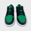 Nike Air Jordan 1 Low Shoes "Lucky Green" Black White 553558-065 Size 9