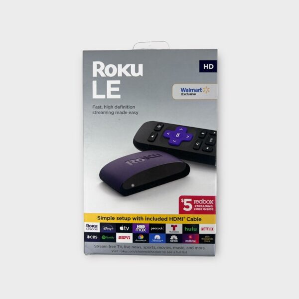 Roku LE Streaming Media Player - Black/Purple